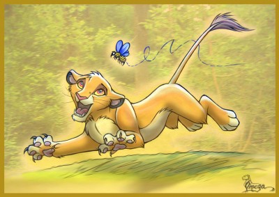 Simba and bee.jpg